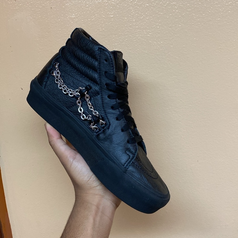 Vans Sk8 Hi Platform 2 Black Chain Links - Picture 13 of 16